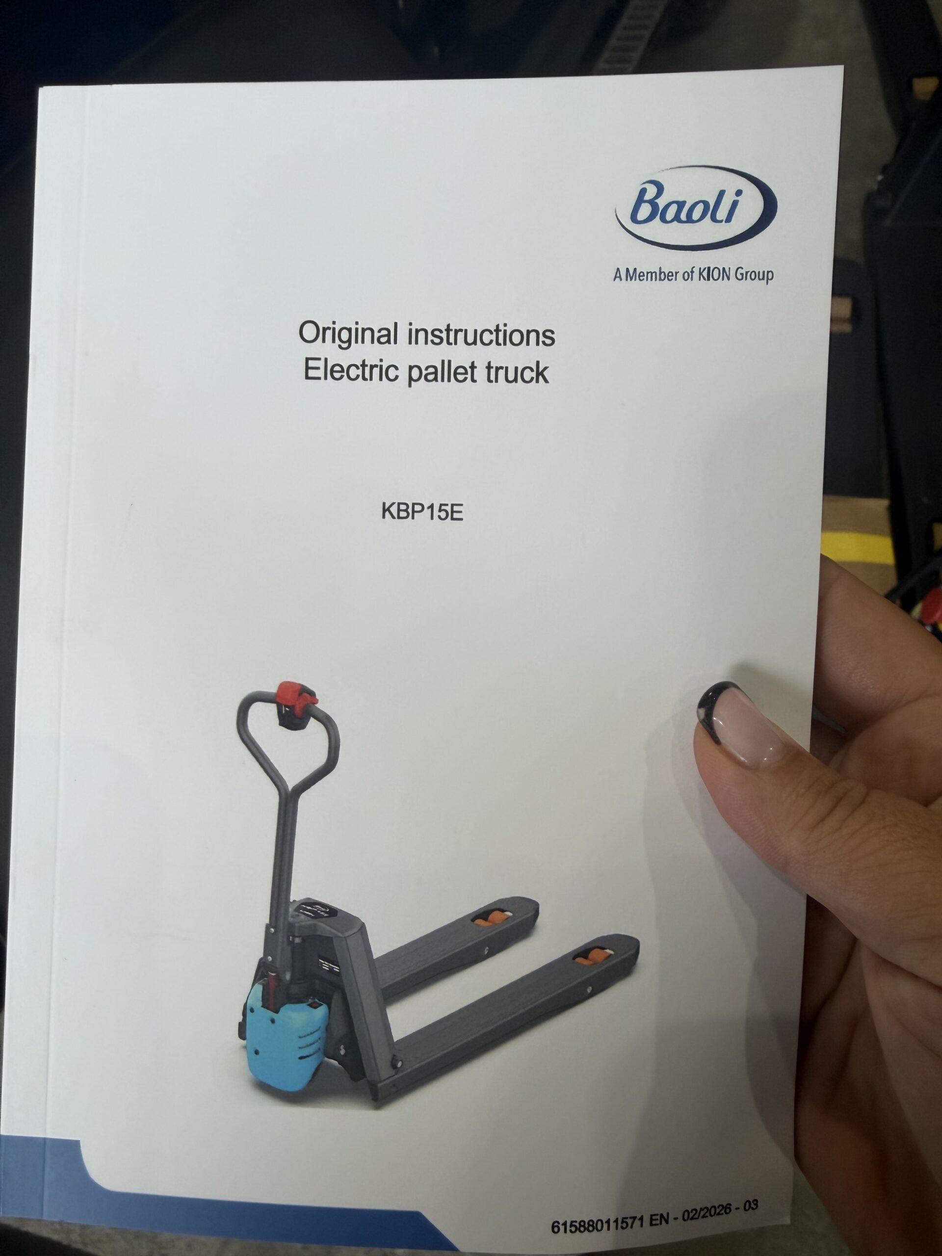 Lot:005, Lot:006, Lot:007 Baoli KBP 15E Electric Pallet Truck - Image 6